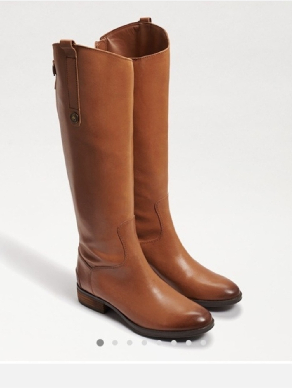 Sam Edelman Penny Brown Leather Riding Boots - 9.5 - Picture 2 of 16